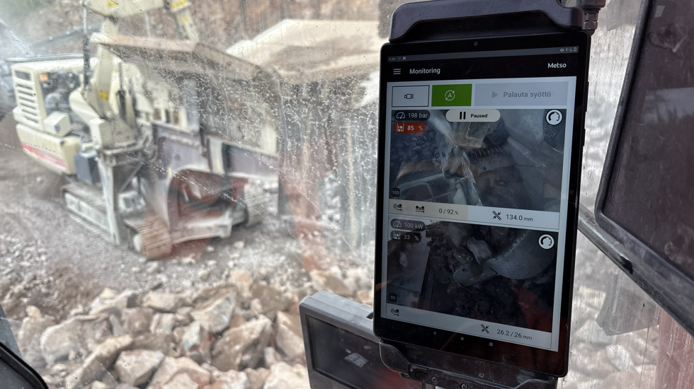 A Metso Remote IC camera in action