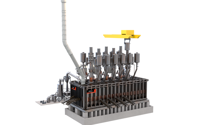 Rectangular DRI Smelting Furnace, above 1 Mt per annum