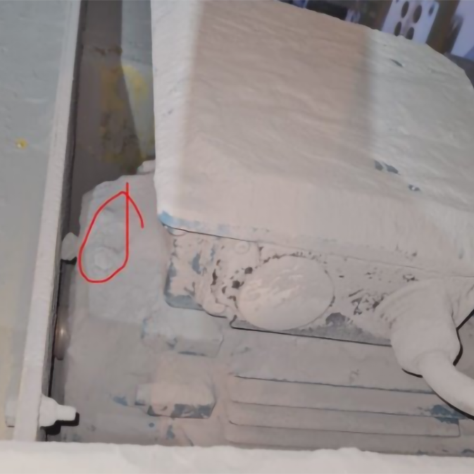 Electric motor lubrication deficiency detected