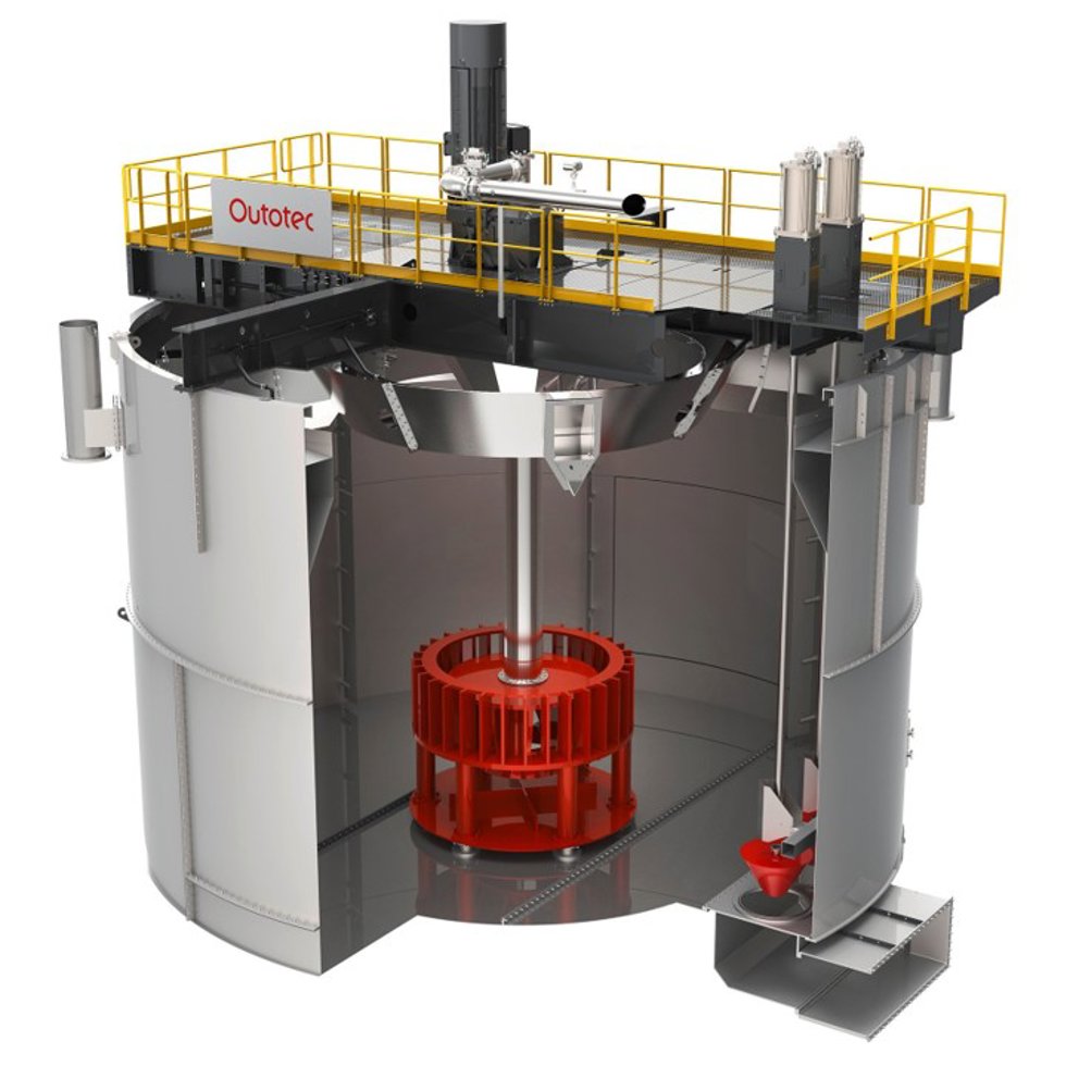 Outotec TankCell e630 flotation unit