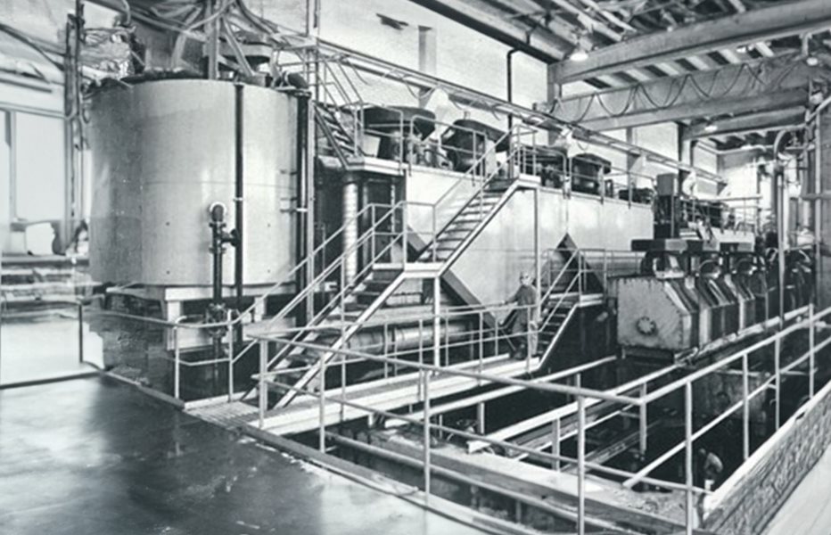 The large OK-16 flotation machines were first taken into productive use at Outokumpu Oy's Hammaslahti  concentrator in 1973