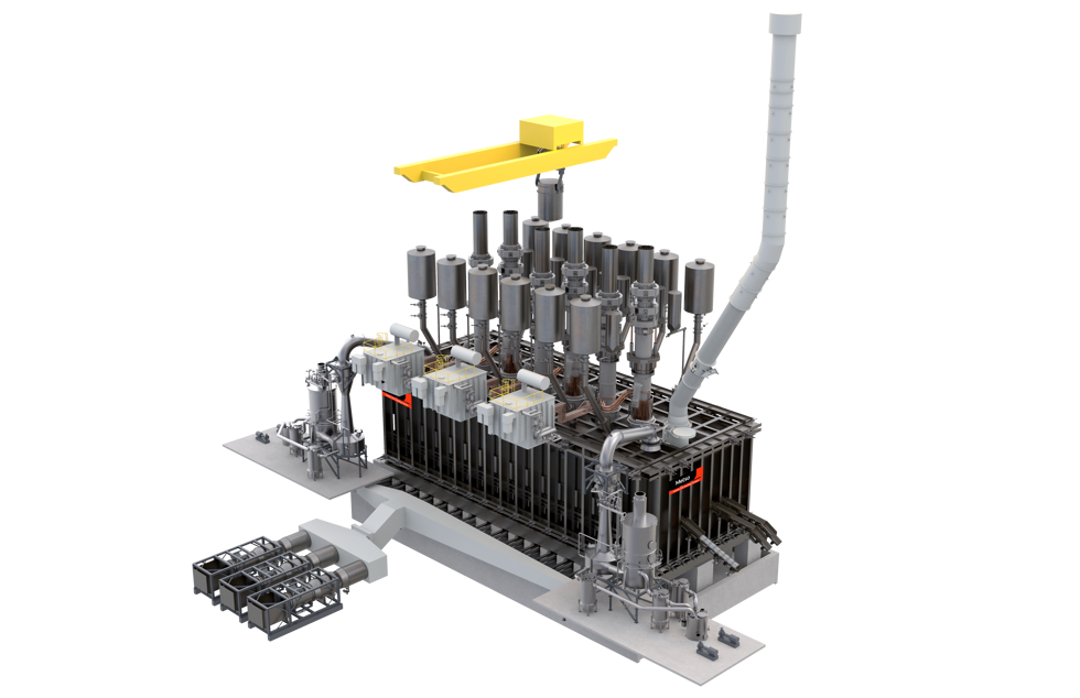 Metso’s Outotec® DRI Smelting Furnace.