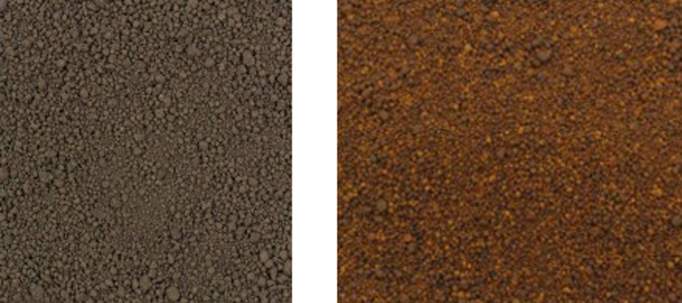 Feed material and furnace discharge