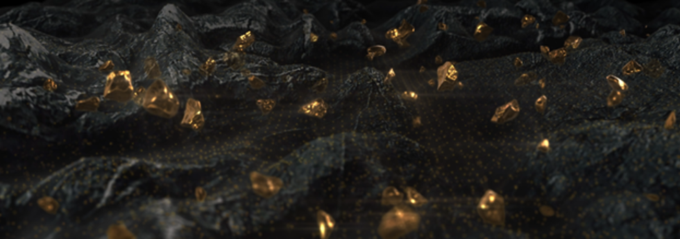 Finely disseminated valuable minerals