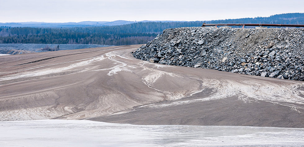 Tailings piles