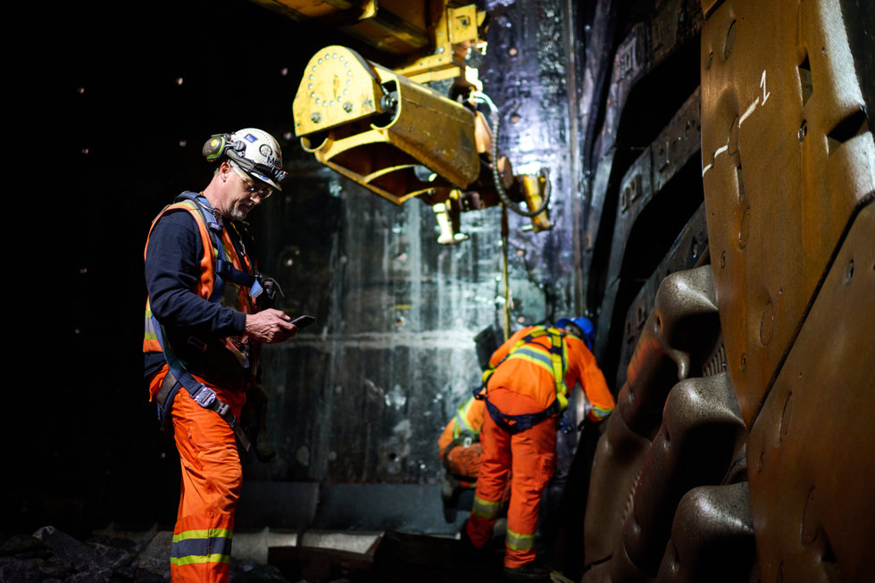 Experts doing liner inspections