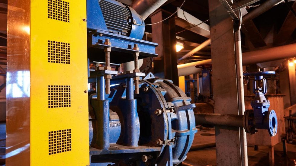An Orion Series Heavy Duty HM Double Adjust pump at a coal processing plant