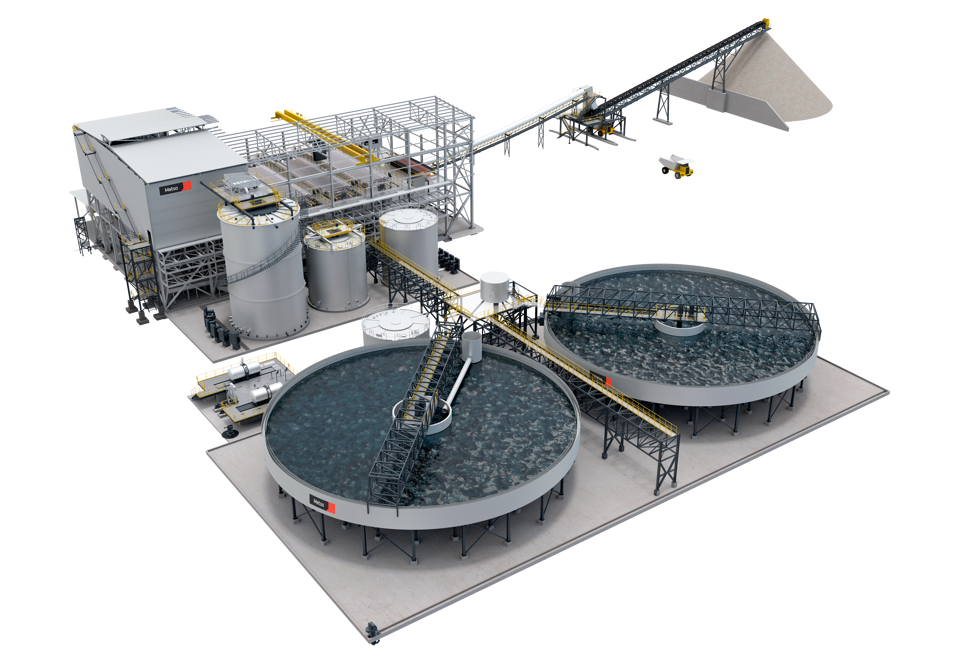 Metso has end-to-end thickening, filtration, pumps and material handling portfolio.