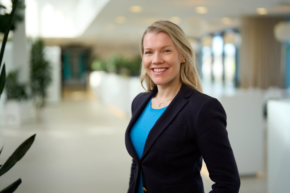 Iina Vaajamo has worked for Metso since 2013. "I have enjoyed working here for so long because I have gotten the opportunity to grow professionally, try new things, and get to know amazing people." Photo by Duunitori.