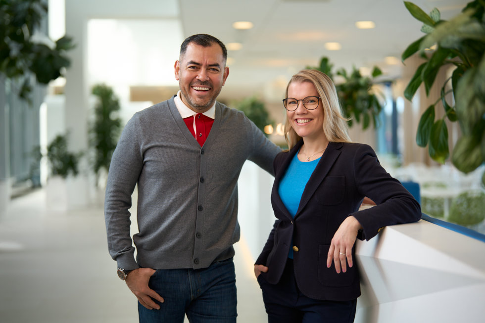 Both Iina Vaajamo and Ocler Martinez list people as one of the best things at Metso. Photo by Duunitori.