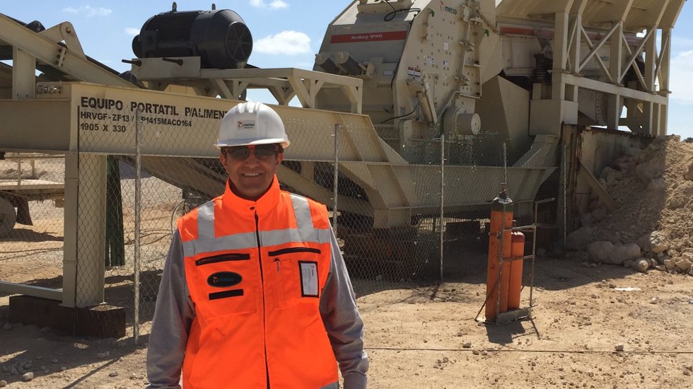 Nordberg NP1415 commissioning in Cancun, Mexico 2016.