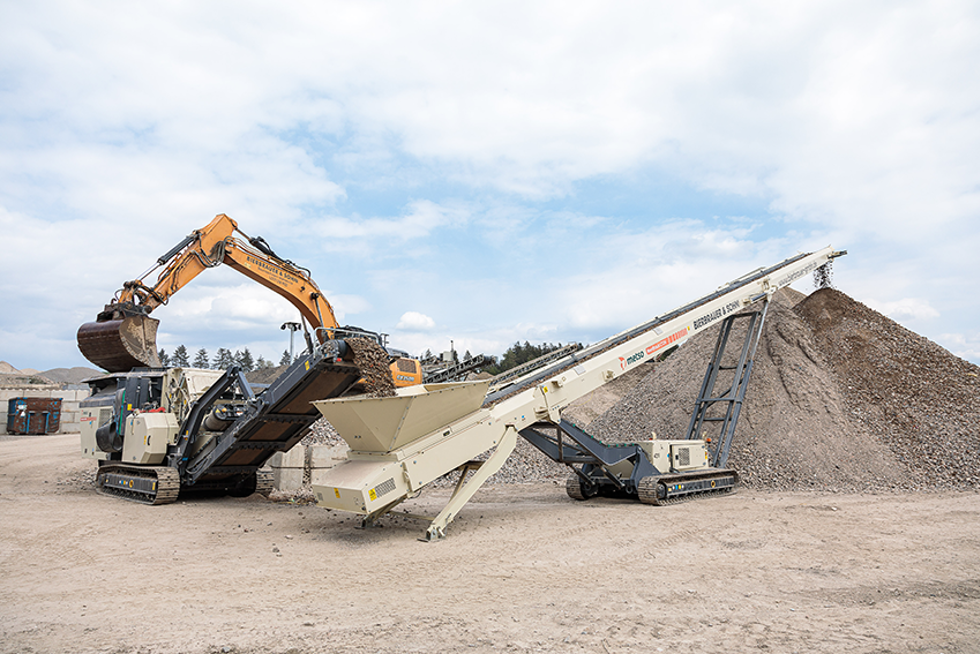 Metso Outotec equipment at Bierbrauer & Sohn site.