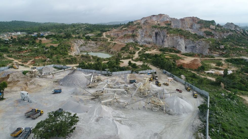 A view on the quarry of United Infra.