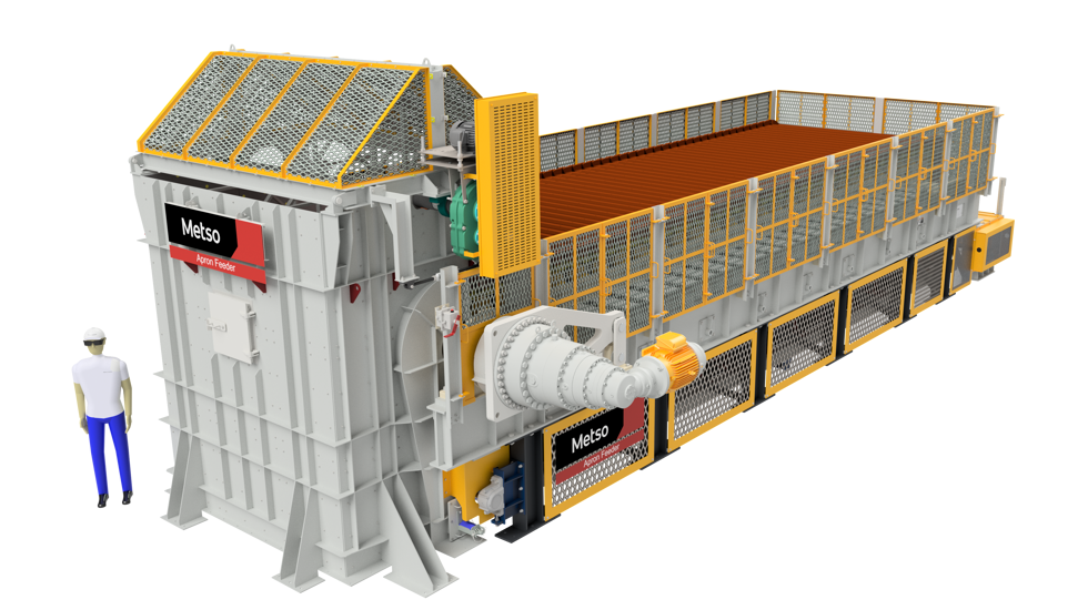 The apron feeder 