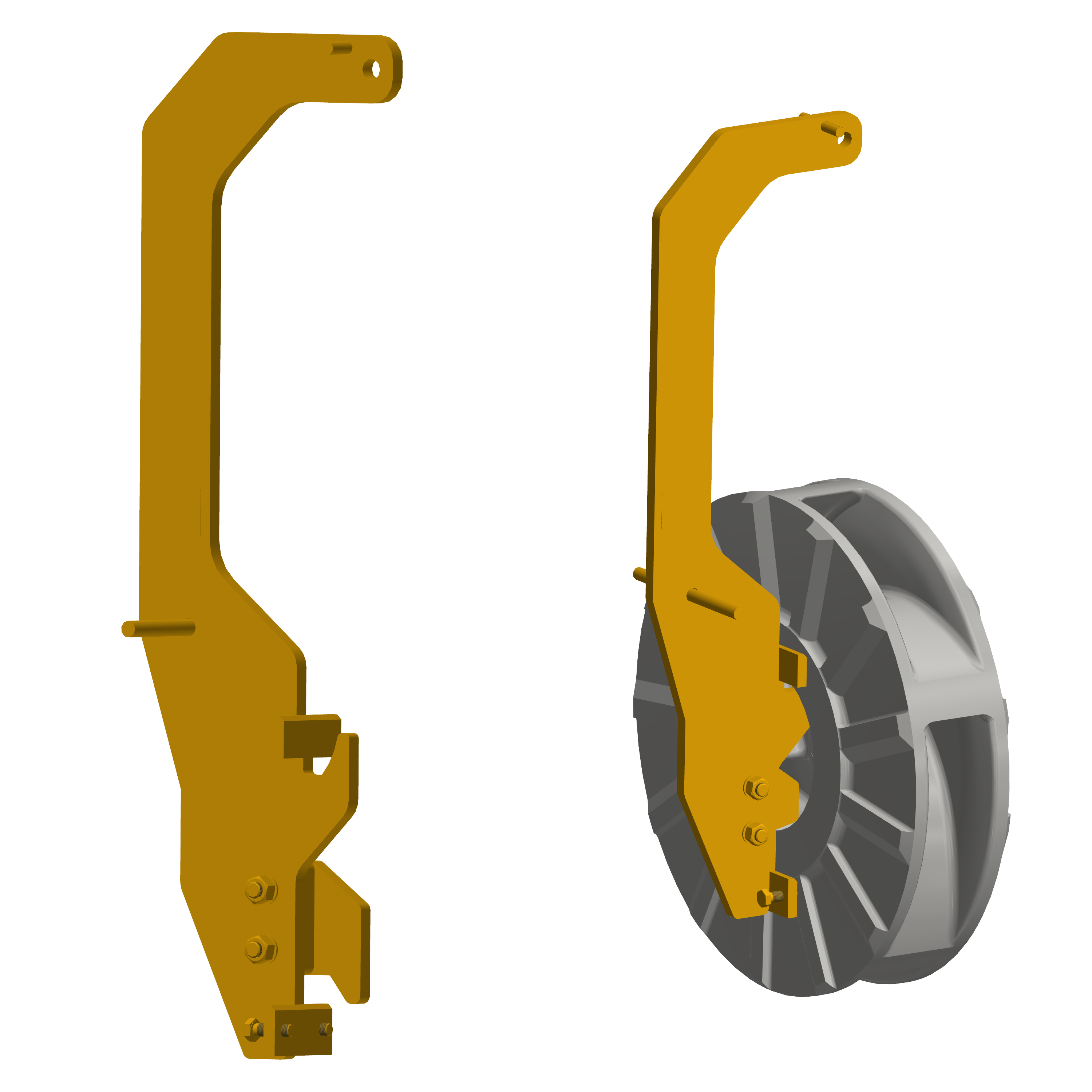 Impeller lifter permits simple removal and fitting of the impeller on the drive shaft.