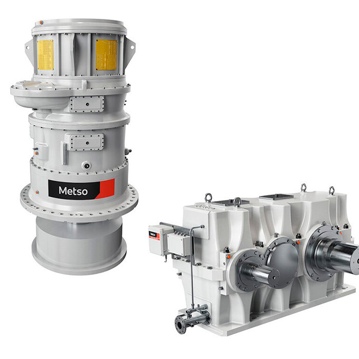 Metso Power Transmission H-Series and R-Series gearboxes