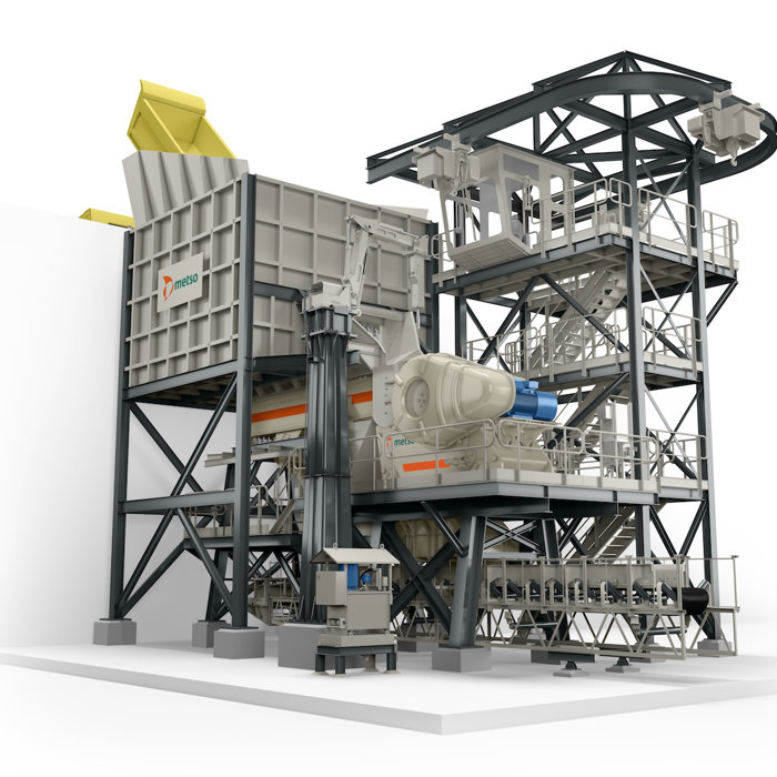 Jaw crusher and VF