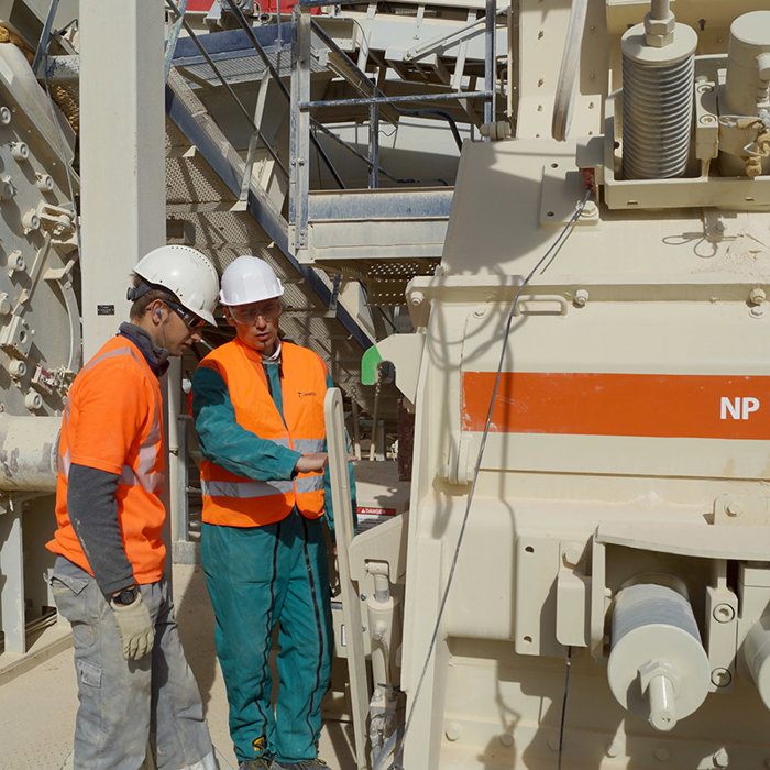 Impact crusher spare parts