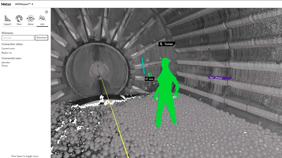 MillMapper 3D view