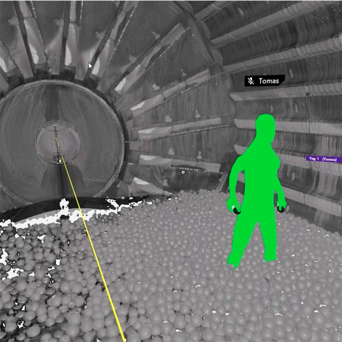 3D view of the inside of your mill