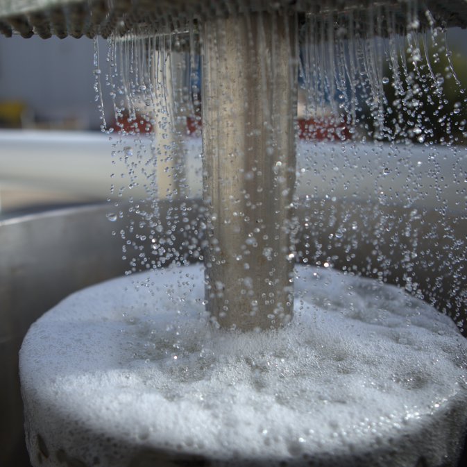 froth washing