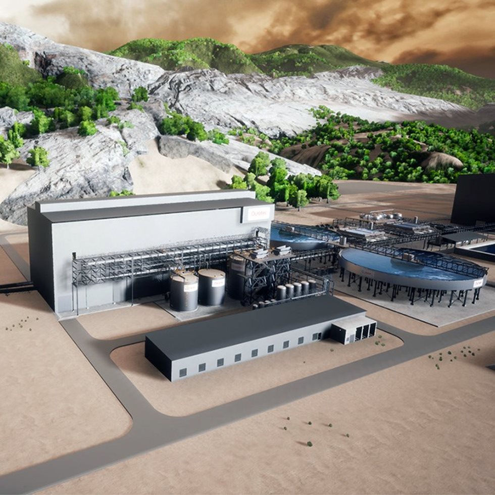 Dry tailings plant