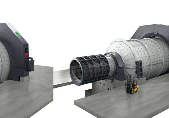 44’ SAG mill