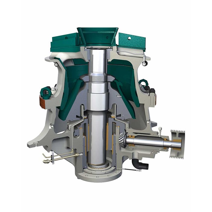 Nordberg® GP™ cone crushers have a simple but strong two-point supported shaft design.