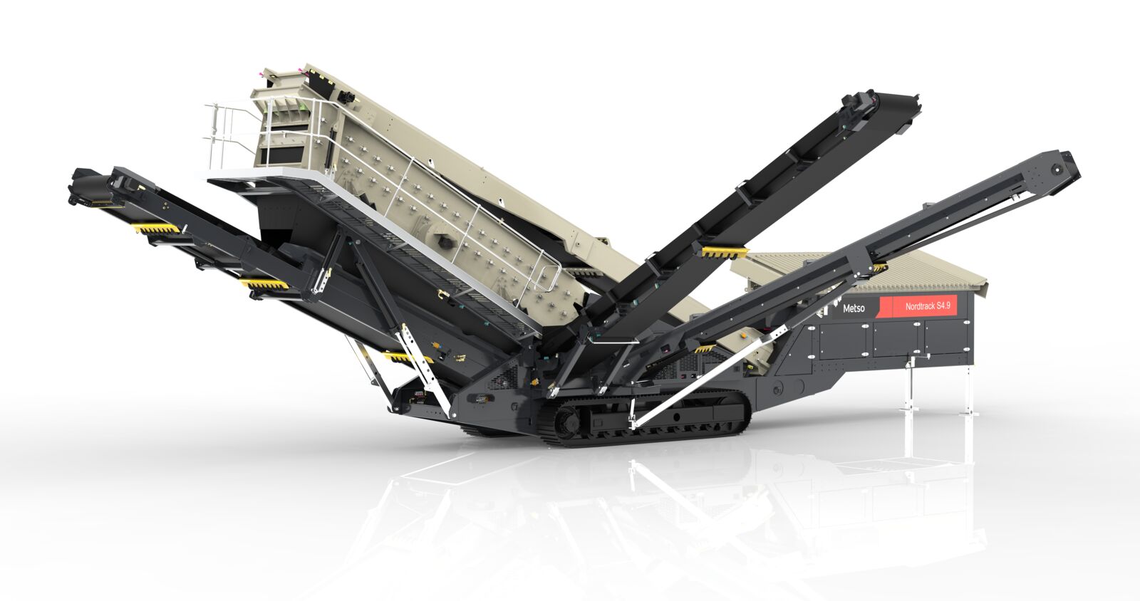 Nordtrack™ S4.9 mobile screen 3D image.