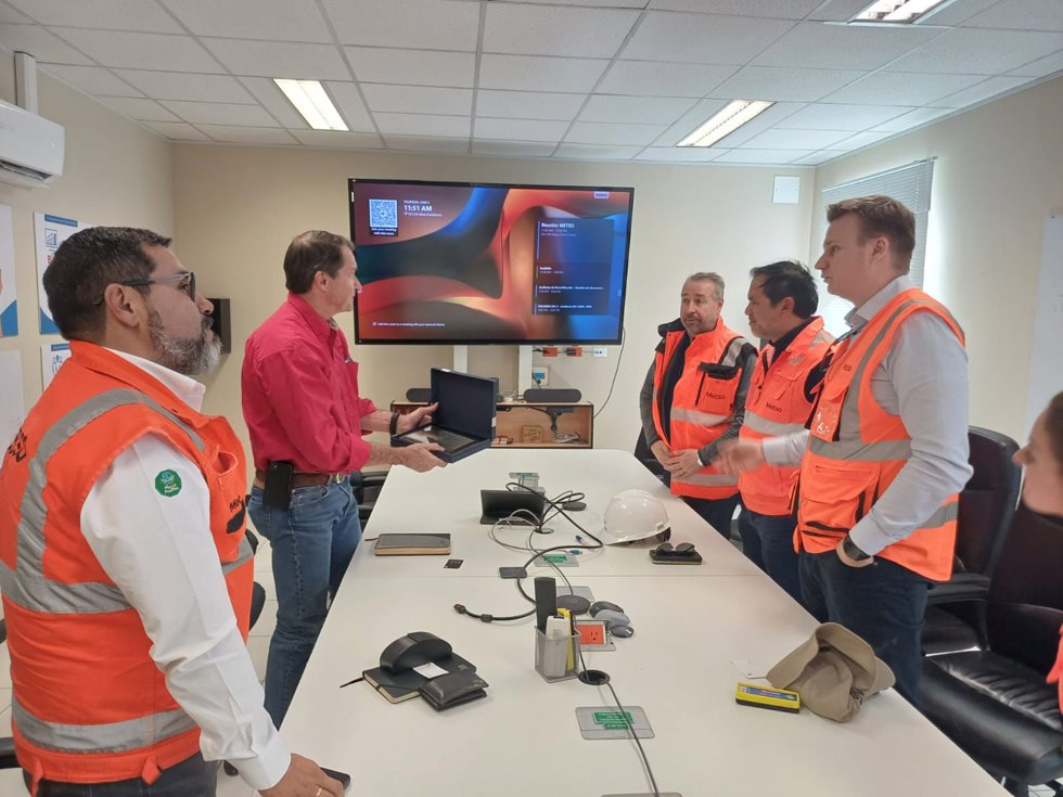 Visita a Perú de Heikki Metsälä, presidente Global de Servicios en Metso, quien, junto a Derek Cooke, presidente de Sociedad Minera Cerro Verde