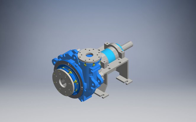  3D-MODEL-PUMP-HR100-FF-S-AN-STD-BARESHAFT