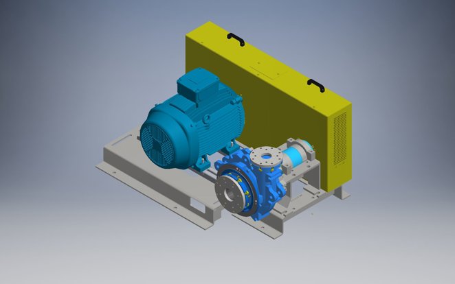 3D-MODEL-PUMP-HR100-FF-S-AN-STD-IEC225-LHS