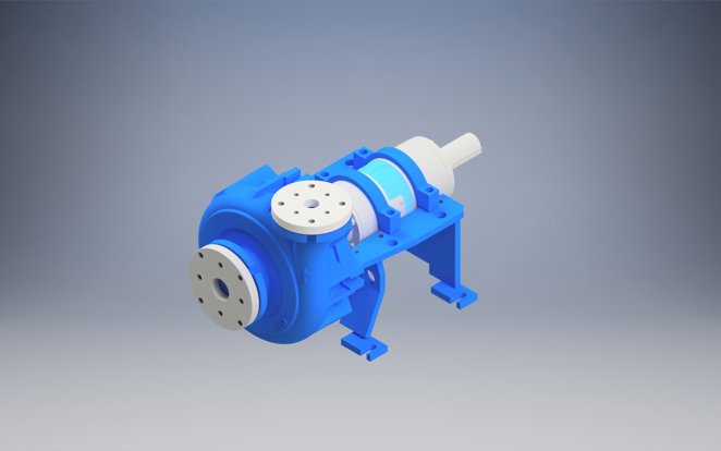  3D-MODEL-PUMP-HR50-FF-S-AN-STD-BARESHAFT