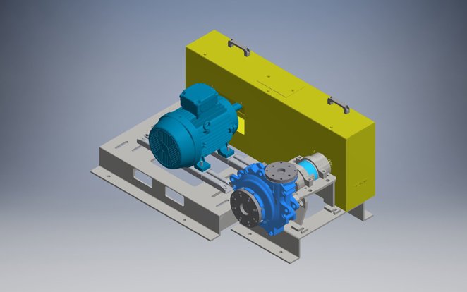  3D-MODEL-PUMP-HR75-FF-S-AN-STD-IEC160-LH