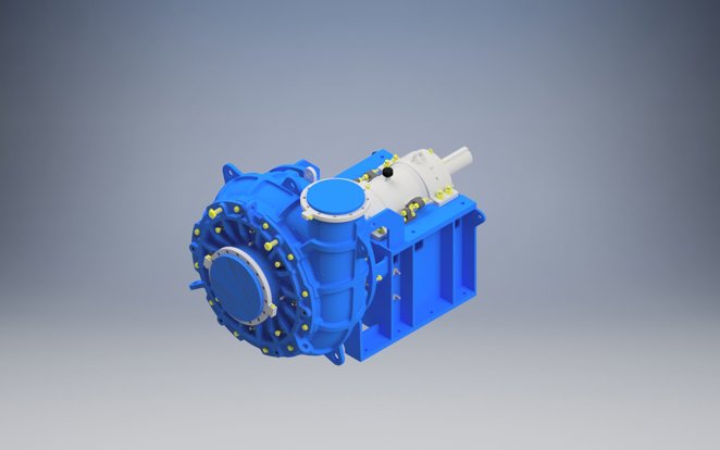3D-MODEL-PUMP-MDM350-FF-S-AN-STD-BARESHAFT
