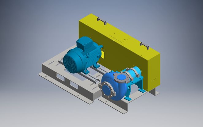 3D-MODEL-PUMP-MM100-FF-S-AN-STD-IEC160-LHS