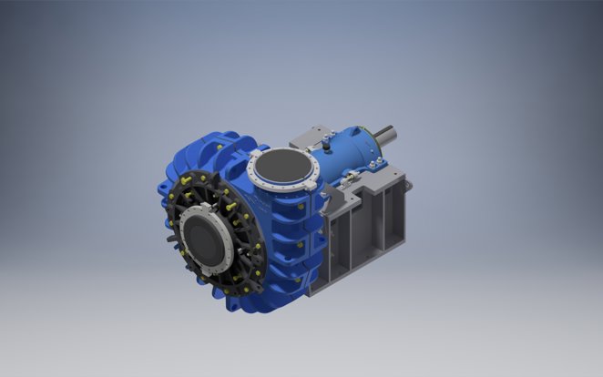 3D-MODEL-PUMP-MDR400-FF-S-AN-STD-BARESHAFT