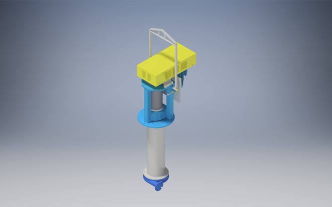 3D-MODEL-PUMP-VS50-L120-AN-IEC132-STD